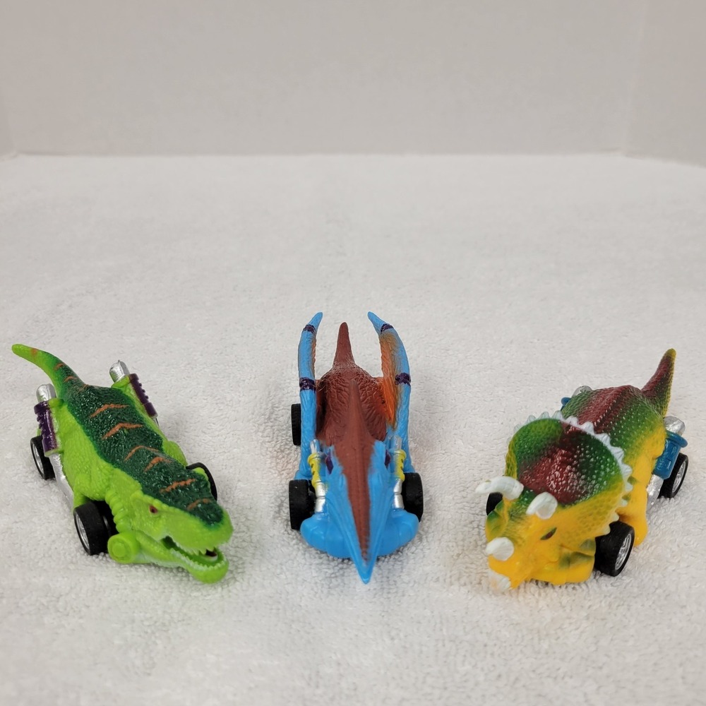 Adventure Dino Racers Lot of 3 Vehicles